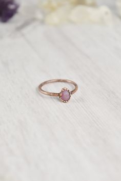 Your raw gemstone ring collection is not complete without a raw pink sapphire ring. Handmade with healing crystals and natural stones, this copper jewelry awakens the wild woman. The raw sapphire jewelry is made with electroformed copper, making each piece unique and one of a kind, just like you. Embrace your intuitive nature and click through to see more raw gemstone jewelry!