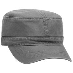 OTTO CAP Military Hat Size: One Size.  Gender: unisex.  Age Group: adult. Military Hat, Hook And Loop, Hat Sizes, Charcoal Gray, Cloth Bags, Charcoal Grey, Cotton Twill, Color Matching, Women's Accessories