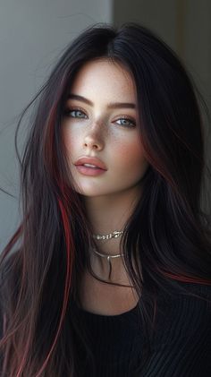 Fall Dark Hair Color, Unique Hair Color Ideas For Brunettes, Fall Dark Hair, Pretty Brunettes, Hair Colors For Dark Hair, Fall Hair Colors Dark, Hair Colors Dark, Dark Hair Color, Dark Inspiration