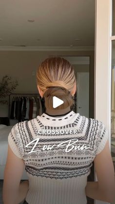 Black Tie Hairstyles, Tied Up Hairstyles, Elegant Bun, Short Hair Bun, Hair Bun Tutorial, Hairstyle Tutorial, Hair Stylies, Bun Hair, Work Hairstyles