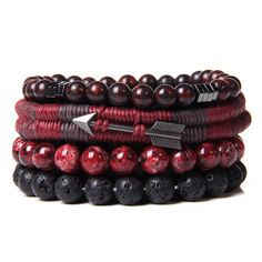 PRICES MAY VARY. TRIBAL LEATHER BRACELETS SET--Classic adjustable bracelets pack, including leather,hemp cords,natural stone beads and Woven Hemp.Different Color and Style can Easy Match Your Everyday Wearing Needs.Economical bracelet set Jewelry for both men and women，Deserve to Buy. TOP-CLASS MATERIAL--High Quality Genuine Leather and Handmade Hemp and Natural Stone Bead,4-Leval Quality Control,100% Handmade;Wearing Experience Survey. Longer Time to Wear. ADJUSTABLE LEATHER BRACELETS--7-8.5 In Lava Bead Bracelet, Hematite Bracelet, Labradorite Bracelet, Energy Bracelets, Wristband Bracelet, Bracelets Set, Black Onyx Stone, Braided Leather Bracelet, Lava Bead