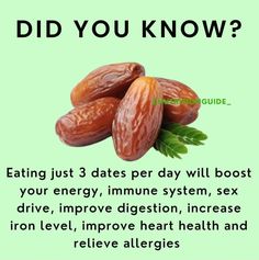 Did You Know Facts About Health, Facts About Health, Eating Dates, Dates Benefits, Food Health Benefits, Info Board, Home Health Remedies, Did You Know Facts, Natural Health Tips