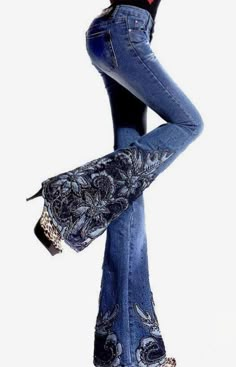 Bell Bottoms Jeans, Fun Denim, Women's Bottoms, Mode Inspo, Bell Bottom, Luxury Clothing, Mode Inspiration, Dream Clothes, Upcycle Clothes