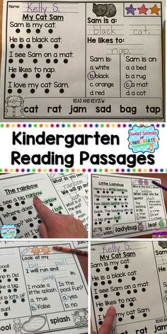 the printable worksheet for reading passages with pictures and words on it