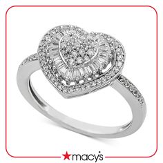 in stock Valentine's Day Diamond White Ring With Vvs Clarity, Valentine's Day Vvs Clarity Diamond Ring, Macy's Round Cut Diamond Ring For Anniversary, Macy's Anniversary Diamond Ring In Diamond White, Macy's Promise Ring With Diamond Cut, Macy's White Gold Diamond Ring For Anniversary, Macy's Brilliant Cut Diamond Ring For Anniversary, Macy's Diamond Cut Promise Ring, Macy's White Gold Diamond Anniversary Ring