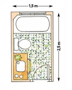 a bathroom with a toilet, sink and bathtub measurements are shown in this diagram