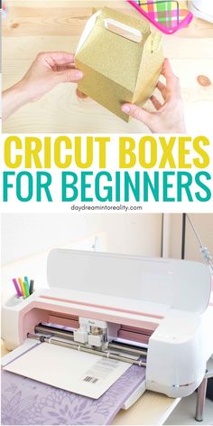 cricut boxes for beginners are the perfect way to use them in projects