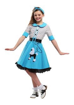 Kids 50s Costume, Sock Hop Outfits, 50s Costumes, Dancing Through The Decades, Halloween Costumes Guys, School Dress Up Days, Decades Costumes