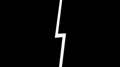 a black and white photo of a lightening bolt