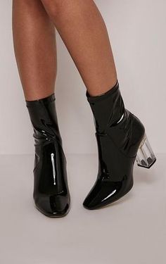 Image of 2018 Autumn Winter European American fashion show catwalk square toe zipper ankle boots genuine leather transparent chunky boots Fashion Show Catwalk, Dior Boots, Kardashian Kollection, Green Olive, American Fashion, Womens Shoes High Heels, Chunky Boots