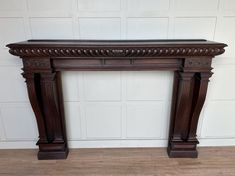 Grand Scale Victorian Solid English Oak Fire Surround