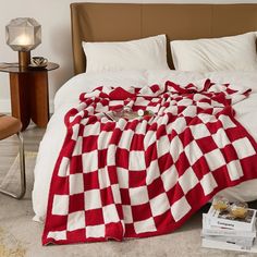 44181471985827|44181472215203|44181472247971 Checkered Blanket Amazon, Checkered Christmas Blanket, Checker Blanket, Belly Basket, Warm Decor, Soft Sofa, W Hotel, Plaid Blanket, Checkerboard Pattern