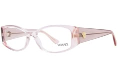 EyewearIsland Versace VE3343 5431 Eyeglasses Women's Peach Gradient Beige Full Rim 54mm Model Number: VE3343 Model Name: Style: Full Rim Shape: Oval Gender: Women's Frame Color: Pink Lens Color: Clear Lens: Demo Lens Size: 54 mm Bridge Size:17 mm Temple Size: 145 mm Frame Material: Plastic Made In: Italy Fit Type: Universal Warranty: 2-Year Manufacturer Item Includes Glasses, Cleaning Cloth, Case (Case Color & Style May Vary)  170573-8    Payment   After winning an item in auction or completing a Buy-It-Now purchase you must use our secured checkout system. Please click the checkout icon and follow the instructions. Check-Out Now! Click on the Check-out button and You will be able to complete your payment and finalize your purchase without waiting for the winning bidder email confirmation. Versace Clothes, Name Style, Versace Pink, Pink Glasses, Versace Glasses, Cute Glasses, Stylish Glasses, Gentle Monster, Sunglasses & Glasses