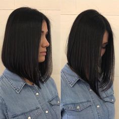 Bob Balayage, Human Things, Korean Hairstyles, Stacked Bob Hairstyles, Long Bob Haircuts, Hair Bob, Long Bob Hairstyles, Penteado Cabelo Curto, Medium Hair Cuts