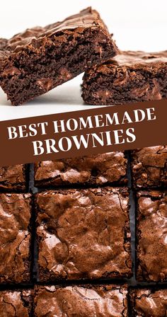 Best Chewy Brownies, Best Homemade Brownies, Boxed Brownies, Paper Petals, Handle The Heat