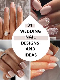 wedding nail designs and ideas that are perfect for the bride to have on their nails