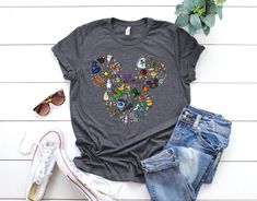 Cute Mickey Mouse T-shirt Fan Merchandise, Disney Style T-shirt With Cartoon Print For Disney Trips, Bathing Suit Skirt, Mouse Ears Disney, Disney Cotton T-shirt With Cartoon Print, Adult Disney Shirts Amazon.com, Disney Minnie Mouse Crew Neck T-shirt, Mickey Shirt, Disney Trip Shirts