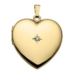 14K Gold Filled Diamond Heart Locket Necklace Necklace With Stone, Heart Locket Necklace, Rope Chain Necklace, Inner Core, Heart Locket, Locket Necklace, Diamond Heart, Rope Chain, Chain Lengths