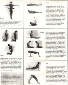 an instruction manual on how to do a yoga pose for beginners, from the book