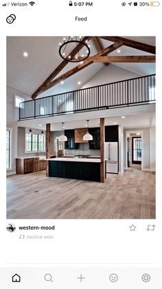 an open floor plan is shown on the app store's iphone photo sharing page