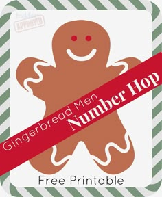 the gingerbread man number hop is here