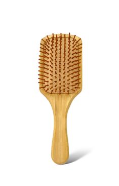 Keep your hair smooth and tangle-free with our must-have Large Bamboo Hairbrush. This long-lasting hairbrush will help improve the health of your scalp, reduce frizz, improve circulation, increase shine, gently detangle hair, and even help promotes hair growth. It is designed for all hair types, short or long. Start your healthy hair journey with our all-natural bamboo hairbrush today. How to care for your brush: To clean, remove hair from bristles and wipe remaining grime from brush. Then rinse Bamboo Hairbrush, Bamboo Hair Brush, Natural Hair Brush, Detangle Hair, Bamboo Brush, Soothing Bath, Remove Hair, Holiday Box, Hair Smooth