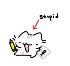 Derpy Cat Doodle, Bassileaf Cat, Yippee Cat, Cat Doodles, Images Emoji, Cute Easy Doodles, Goofy Drawing, Cat Doodle, Image Chat