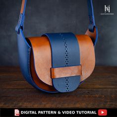 Leather PDF Pattern for Shoulder Bag. This is only the  Pattern in the PDF file.  Before you purchase I strongly recommended to watch the tutorial and deciding if the solutions are suitable for you :) ►CLICK THE LINK BELOW To see a step-by-step video showing each stage of creation with all the necessary instructions:   https://youtu.be/gdhMpEWIjGU ►Please remember it's a DIGITAL PRODUCT, not PHYSICAL. After purchase, you can download a PDF printable A4 pattern.  ►After purchase you will be able Sling Purse, Bag Template, List Of Tools, Hole Punches, Leather Pattern, Paper Tape, Needle And Thread, Bag Straps, Bag Pattern