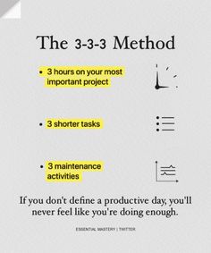 the 3 - 3 - 3 - 3 method to improve your writing skills info sheet