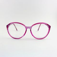 Authentic 1990s made vintage high quality frames paired with clear lenses. One of a kind, rare discontinued frames with limited quantity. Shape: 80s 90s frame Condition: New Deadstock Rx compatiable High Quality Durable Available in other colors Brown www.etsy.com/listing/1202278835 Purple www.etsy.com/listing/1202282657 Grey www.etsy.com/listing/1202279601 Hot Pink Glasses, Circle Glasses, Clear Lens Glasses, Pink Glasses, Good To See You, Colors Brown, Pretty Clothes, True Vintage, Vintage Pink