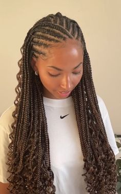 No-Fuss Short Hairstyles for Morning Rush Goddess Braids Hairstyles, Long Box Braids, Box Braids Hairstyles For Black Women, Braided Cornrow Hairstyles, Cute Box Braids Hairstyles, Quick Braided Hairstyles, Braided Hairstyles For Teens, Protective Hairstyles Braids, Cool Braid Hairstyles