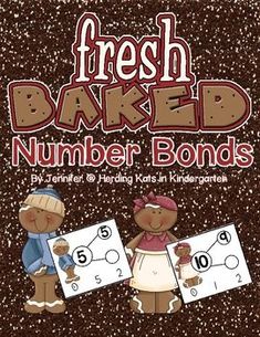 the cover of fresh baked number bonds