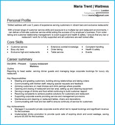 Waitress or Waiter CV example 2024 + guide & CV template Europass Cv, Cv Example, Writing A Cv, Bashar Assad, Simple Cv, Job Cv, It Cv, Business Analyst Resume, Administrative Assistant Resume