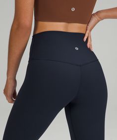 When Feeling Nothing Is Everything. Powered By Nulu Fabric, This Ribbed Version Of Our Lululemon Align Pants Feels Weightless And Buttery Soft. Designed For Yoga. Full Length Intended To Sit At Ankle. Hidden Waistband Pocket Fits A Card Or Key, And Wont Get In Your Way. This Collections Great For Low-Impact Workouts Like Yoga Or Whenever You Want To Feel Really, Really Comfortable. | lululemon Align™ High-Rise Ribbed Pant 28" Lululemon Ribbed Leggings, Running Fits, Lululemon Joggers, Cute Workout Outfits, Lululemon Align Pant, Feeling Nothing, Ribbed Leggings, Low Impact Workout, Lululemon Align