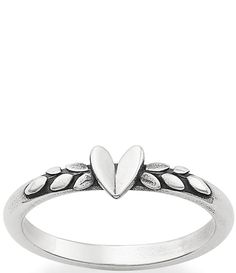 From James Avery, this ring features: Heart and Vine RingA sweet expression of a love that grows each and every day, this sterling silver James Avery ring features a delicate vine with a small heart at its center. Product Specifications: Sterling silverAvailable in whole and half sizes 4-10.1875" wideMade in the USA. James Avery Heart Ring, Sweet Expression, James Avery Rings, James Avery Charms, 4 Birthday, Vine Ring, Sterling Silver Toe Rings, James Avery Jewelry, Sterling Silver Jewelry Rings