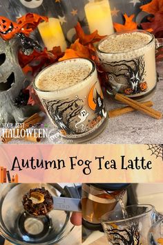 Autumn Fog Tea Latte Recipe Trending Fall Recipes, Fall Tea Drink Recipes, Cozy Tea Recipes, Fall Lattes Recipes, Coffee Shop Fall Drinks, Warm Fall Drinks Non Alcoholic, London Fog Drink, Autumn Tea Recipe