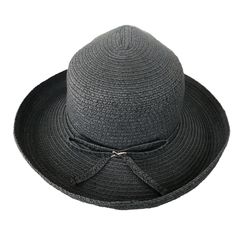 Black Kettle Brim Hat-14” Wide Never Used Smoke Free Environment Pet Free Environment Black Cloche Hat For Beach, Black One Size Cloche Hat For Beach, Lightweight Black Bucket Straw Hat, Lightweight Black Summer Hat, Summer Lightweight Black Hat, Black Cloche Hat For Beach In Spring, Black Wide Brim Cloche Hat For Summer, Black Lightweight Hat With Curved Brim, Black Lightweight Brimmed Hat