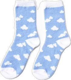 Cloud Socks, Paper Source, Comforters Cozy, Crew Socks, Socks, Blue