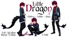 the little dragon character is sitting down with his legs crossed