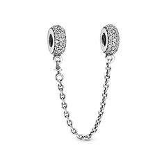 PRICES MAY VARY. Sterling Silver Bracelet Charm: You've collected the charms that celebrate your memories and mark your milestones, now keep them safe on your PANDORA Moments bracelet with this sterling silver safety chain charm Compatible with Pandora Moments: Pandora Moments is a way to say something about who you are through every charm and bracelet you choose and how you choose to wear it Features CZ: Cubic zirconia could be said to be the jewel in Pandora's crown, making up the majority of Pandora Moments Bracelet, Sparkle Bracelet, Bracelet Pandora, Pandora Bracelet Charms, Safety Chain, Pandora Jewelry, Chains Jewelry, Bracelet Designs, Milestones