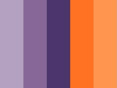 an orange and purple color scheme with vertical stripes in the center, from top to bottom