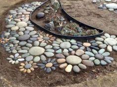 an image of a rock garden on facebook