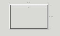 the measurements for a square window