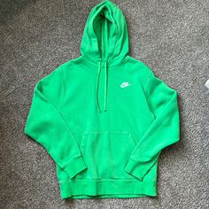 Awesome Green Color, New Without Tags, Perfect Condition Size Small Nike Green Hoodie, Nike Green Fleece Tops, Nike Green Sporty Hoodie, Casual Green Nike Hoodie, Nike Sporty Green Hoodie, Green Nike Hooded Sweatshirt, Nike Green Fleece Hoodie, Green Nike Fleece Hoodie, Nike Green Hoodie For Spring