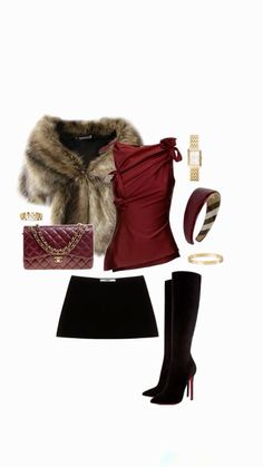 Rich Girl Outfits, Streetwear Korean, Fancy Fits, Y2k Outfits, Jewelry Lookbook, Winter Fits