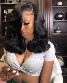 Natural Part Sew In Black Women, Short Black Hair Extensions, Heart Shaped Side Part Wig, 20 Inch Wig Styles, Hairstyles For No Shoulder Dress, Curly Pop Hairstyle, Leave Out Sew In Weave Side Part Bob, Long Bob Wig Hairstyles, Side Part Bob With Layers