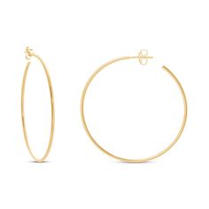 These fabulous open hoop earrings for her make a bold addition to any outfit. The 14K yellow gold earrings are approximately 40mm in diameter and secure with friction backs. Jewelry Advice, Open Hoop Earrings, Yellow Gold Earrings, Kay Jewelers, Yellow Gold Earring, Accessories Jewelry Earrings, Earring Backs, Cultured Pearls, Diamond Jewelry