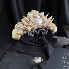 If you are seeking an exquisite and unique adornment of modern design for the birthday or theme party or just for photo shoot. It is absolutely beautiful and would be lovely for a photoshoot, beach wedding, or mermaid costume. Crown height: 7.5 cm (2.95 in) The basis of the crown is metal. Crown is handmade. I will be glad if in your joyful day there is an ornament made by me. Siren Crown, Mermaid Crown Tiaras, Coral Crown, Seashell Tiara, Mermaid Photo Props, Mermaid Headpiece, Seashell Headband, Shell Crown, Yellow Mermaid