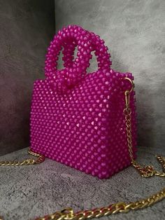 Handmade Flowers Tutorial, Modern Handbag, Beaded Pouch, Beaded Evening Bags, Girly Bags, Beaded Jewelry Tutorials, Beaded Bag