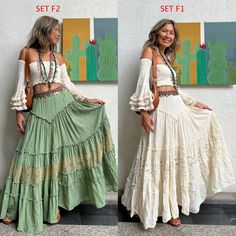 Beige Crop Tops, Moda Hippie, Look Boho Chic, Chique Outfit, Boho Chique, Boho Mode, Mode Hippie, Estilo Hippie, Boho Style Outfits